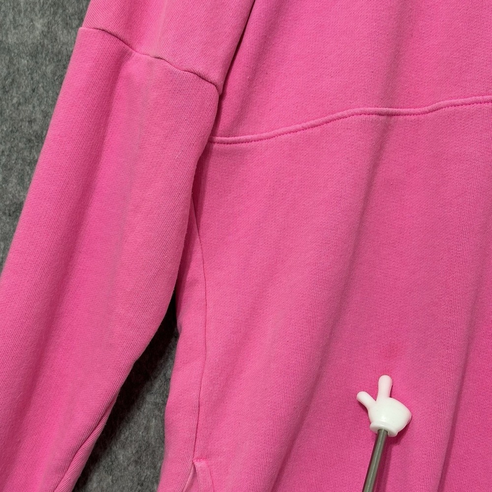 Victoria's Secret Pink Half Zip Pullover Sweatshirt Pink Women's Small - Picture 6 of 7